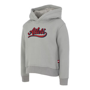 Sudadera Ni&ntilde;o Gris con Atleti Rojo